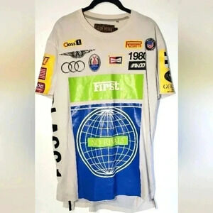 Akoo‎ brand smuggler run gold cup 1980 cycling jersey mens size XL